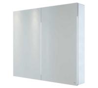RAK Ceramics Rak Gemini 800X700mm Silvery White Square Illuminated Mirror Cabinet