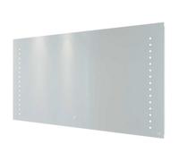 RAK Ceramics Rak Hestia 1200X600mm Rectangular Illuminated Led Bathroom Mirror With Demister & Shaving Socket