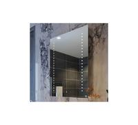 RAK Hestia LED Bathroom Mirror with Demister Pad & Shaver Socket 700x500mm Mains Power - RAKHES5001