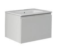 RAK Ceramics Rak Joy Uno Rectangular Wall Hung 1 Drawer Vanity 600mm Gloss White (Unit Only)