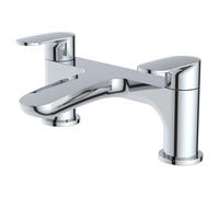 RAK Ceramics Rak Mercury Modern Bath Filler Tap, Polished Chrome Finish, Solid Brass