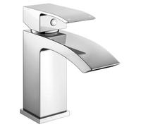 RAK Ceramics Rak Metropolitan Basin Mixer Tap - Polished Chrome Modern Mono Design - Solid Brass - 15 Year Guarantee