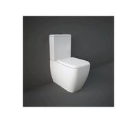 RAK Ceramics RAK Metropolitan Close Coupled Toilet With Cistern and Soft Close Seat Alpine White