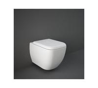 RAK Ceramics RAK Metropolitan Rimless Wall Hung Toilet and Soft Close Seat Alpine White