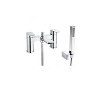 RAK Ceramics RAK Moon Bath Shower Mixer Tap Deck Mounted Chrome Finish: Chrome