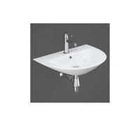 RAK Ceramics RAK Morning 500mm Wall Hung Basin 1 Tap HoleWhite