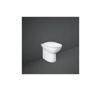 RAK Ceramics RAK Morning Rimless Back To Wall Toilet With Soft Close Seat White
