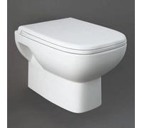 RAK Ceramics Rak Origin Back To Wall Toilet Wh Pan With Deluxe Urea Seat White (Pan Only)