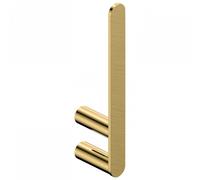 RAK Ceramics RAK Petit Round Spare Toilet Roll Holder Brushed Gold Finish: Brushed Gold
