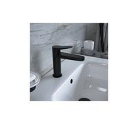 RAK Ceramics RAK Petit Round Standard Basin Mixer Tap Matt Black Finish: Matt Black