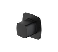 RAK Ceramics Petit Square Concealed Single Control Diverter Valve | Matt Black | Brass | 70mm x 70mm x 94mm