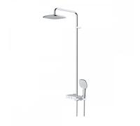 RAK Ceramics RAK Petit Square Exposed Shower Column Chrome Finish: Chrome