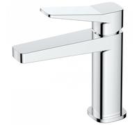 RAK Ceramics Petit Square Basin Mixer Tap | Chrome | Metal | 47mm x 160mm x 154mm