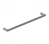 RAK Ceramics Rak Petit Square Towel Bar 450mm Long Brushed Nickel Finish: Brushed Nickel