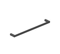 RAK Ceramics Rak Petit Square Towel Bar 450mm Long Matt Black Finish: Matt Black