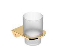 RAK Ceramics Rak Petit Square Tumbler Holder Brushed Gold Finish: Brushed Gold