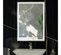 RAK Ceramics Picture Square Illuminated LED Mirror | Chrome | Glass/Aluminium | 600mm x 800mm