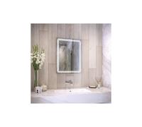 RAK Ceramics Pluto Bluetooth Illuminated LED with Demister and Touch Sensor | Mirror | Glass/Metal | 600mm x 800mm