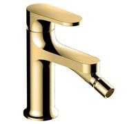 RAK Ceramics Rak Portofino Modern Bidet Mixer Tap, Brushed Gold Finish, Solid Brass Construction