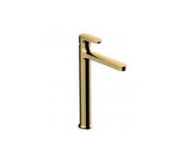 RAK Ceramics RAK Portofino Tall Basin Mixer Tap Brushed Gold Finish: Brushed Gold