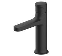 RAK Ceramics Rak Positano Matt Black Modern Basin Mixer Tap - Solid Brass & 15-Year Guarantee