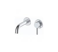 Home Standard® Aspen Bathroom Single Lever Chrome Wall Mounted Basin Sink Mixer Tap | 10 Year Guarantee