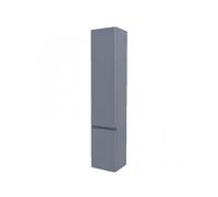 RAK Ceramics Resort Wall Hung Tall Storage Unit | Matt Grey | MDF | 350mm x 1650mm