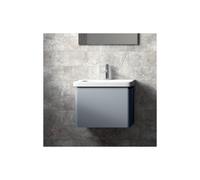 RAK Ceramics RAK Resort 500mm Wall Hung 1 Drawer Vanity Unit with Basin Matt Stone Finish: Matt Stone, Please Select Size: 500mm