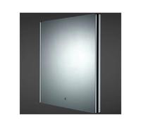 RAK Ceramics Resort LED Mirror with Demister | Clear | Glass/Metal | 800mm x 650mm