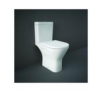 RAK Ceramics RAK Resort Maxi Full Access Close Coupled Toilet and Cistern With Soft Close Seat White