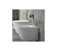 RAK Ceramics Resort Wall Hung Bidet with Hidden Fixings | White | 360mm x 400mm x 520mm