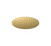 RAK Ceramics RAK Round Fixed Shower Head 300mm Wide Brushed gold Finish: Brushed Gold
