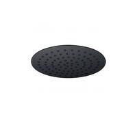 RAK Ceramics RAK Round Fixed Shower Head 300mm Wide Matt Black Finish: Matt Black