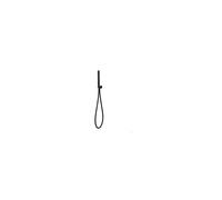 RAK Ceramics Round Shower Handset Wall Bracket Kit | Black | Brass | 28mm x 222mm x 106mm