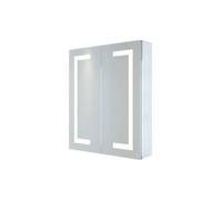 RAK Ceramics RAK Sagittarius 2 Door Illuminated LED Mirror Cabinet 700mm x 600mm