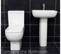 RAK Ceramics Rak Series 600 Basin Toilet Set With Luxury Soft Close Seat Bathroom Suite