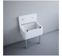RAK Ceramics Rak Single Bowl Fireclay Cleaner Sink Oc23Aawha Includes Grill
