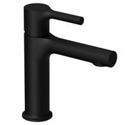 RAK Ceramics Sorrento Basin Mixer Tap | Matt Black | Brass | 47mm x 177.7mm x 158.5mm
