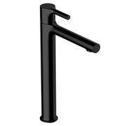 RAK Ceramics Rak Sorrento Tall Basin Mono Mixer Tap - Matt Black, Modern Design, Solid Brass