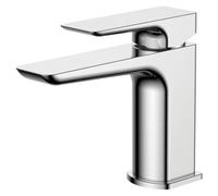 RAK Ceramics Rak Summit Modern Basin Mixer Tap - Polished Chrome Solid Brass For Uk Bathrooms