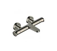 RAK Ceramics RAK Wall Mounted Exposed Thermostatic Bath Shower Mixer Valve Brushed Nickel Finish: Brushed Nickel
