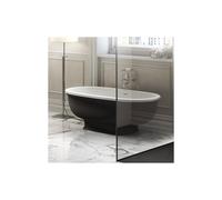RAK Ceramics RAK Washington Freestanding Double Ended Bath 1560mm X 810mm Black Finish: Black
