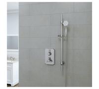 RAK Ceramics Rak Washington Traditional Shower Slider Rail Kit - Chrome