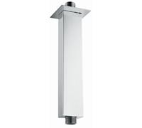 RAK Ceramics Rectangular Brass Ceiling Arm | Chrome | Stainless Steel | 250mm