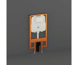 RAK Ceramics Regular Front Flush Concealed Cistern with 1140mm Frame for Wall Hung Toilet Pan | Orange | Metal | 80mm