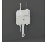 RAK Ceramics Regular Slimline Front Flush Cistern | White | Plastic | 80mm