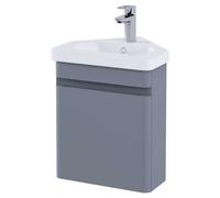 RAK Ceramics Resort Corner Vanity Unit | Matt Grey | MDF | 450mm