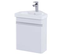 RAK Ceramics Resort Corner Vanity Unit | Matt White | MDF | 450mm