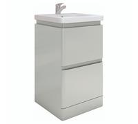 RAK Ceramics Resort Floor Standing Vanity Unit | Matt Grey | MDF | 500mm