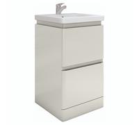 RAK Ceramics RAK-Ceramics Resort Floor Standing Basin Unit 500 Stone Finish: Matt Stone, Please Select Size: 500mm